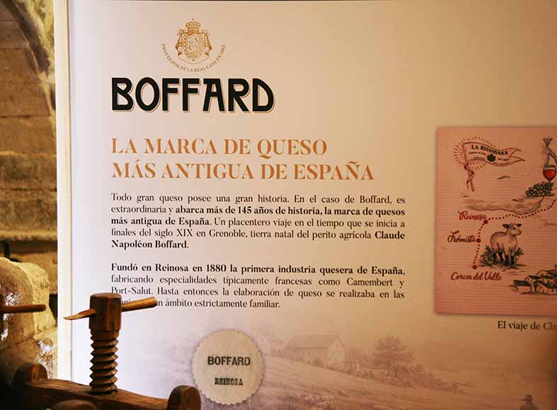 Museo temporal del queso Boffard.